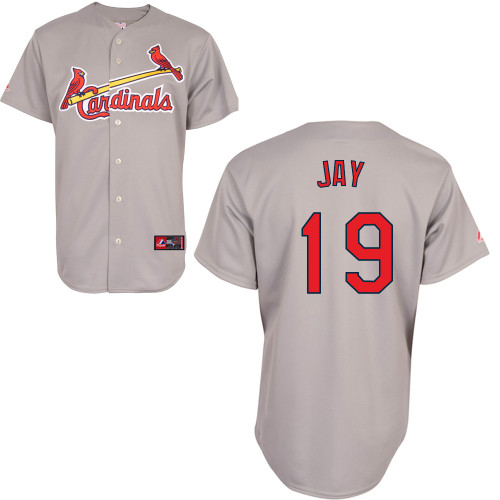 Jon Jay #19 Youth Baseball Jersey-St Louis Cardinals Authentic Road Gray Cool Base MLB Jersey